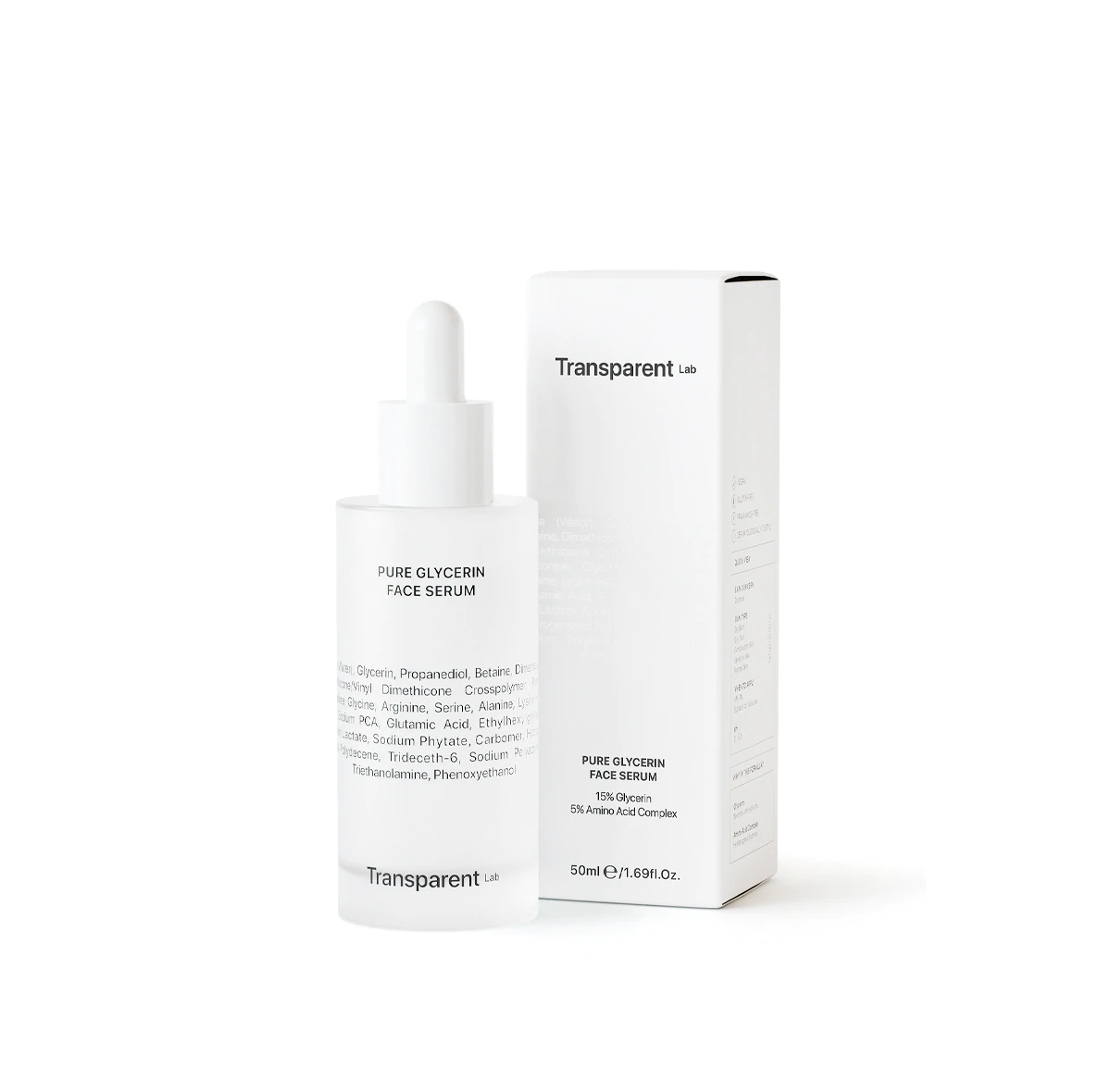 Transparent Lab Pure Glycerin Face Serum 50 ml - Зволожувальна сироватка з гліцерином Transparent Lab Pure Glycerin Face Serum 50 ml - Зволожувальна сироватка з гліцерином